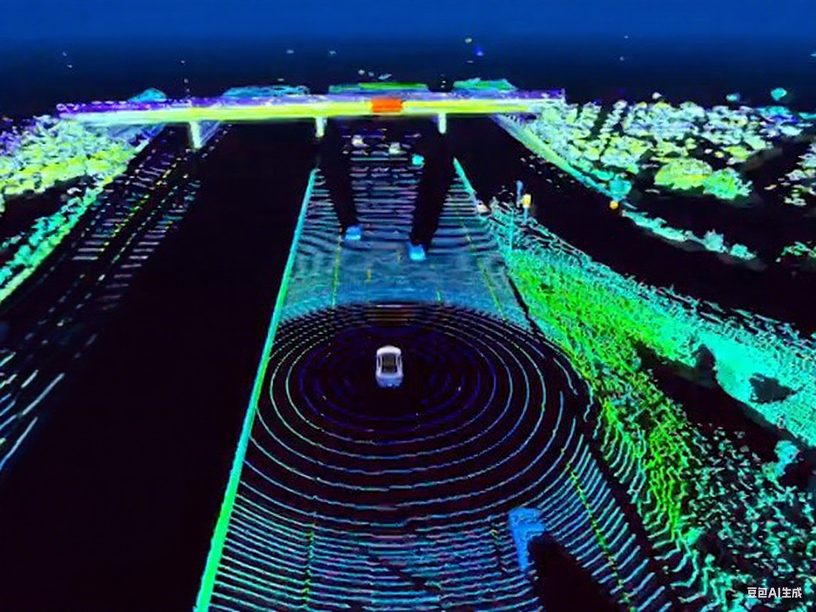 激光雷达之机械扫描式示意图 激光雷达之机械扫描式示意图