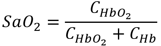 血氧计算公式 血氧计算公式